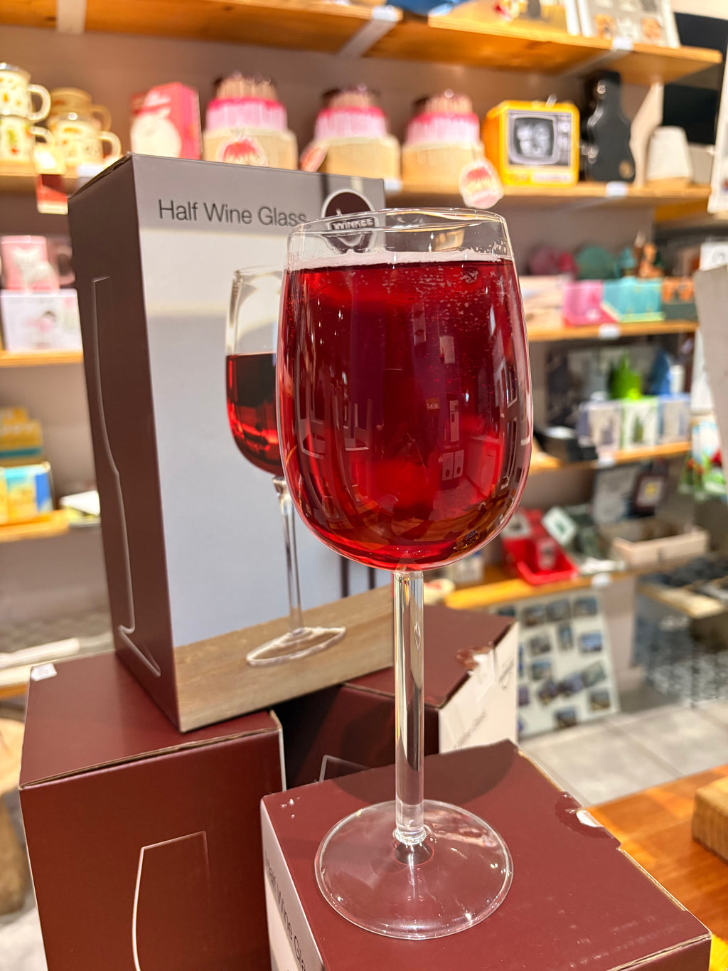 Half Wine Glass