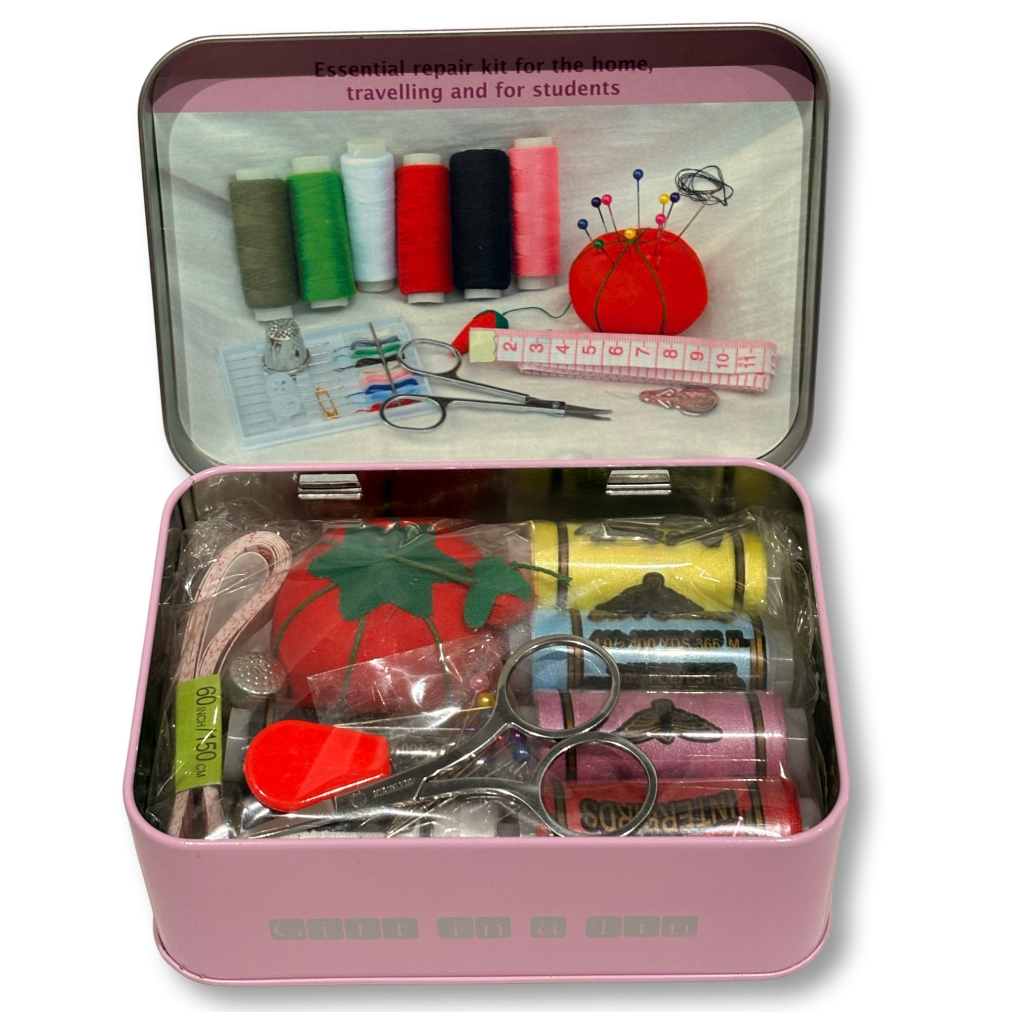 Sewing Kit In A Tin