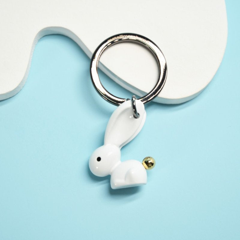 White Bunny Key Chain/Charm