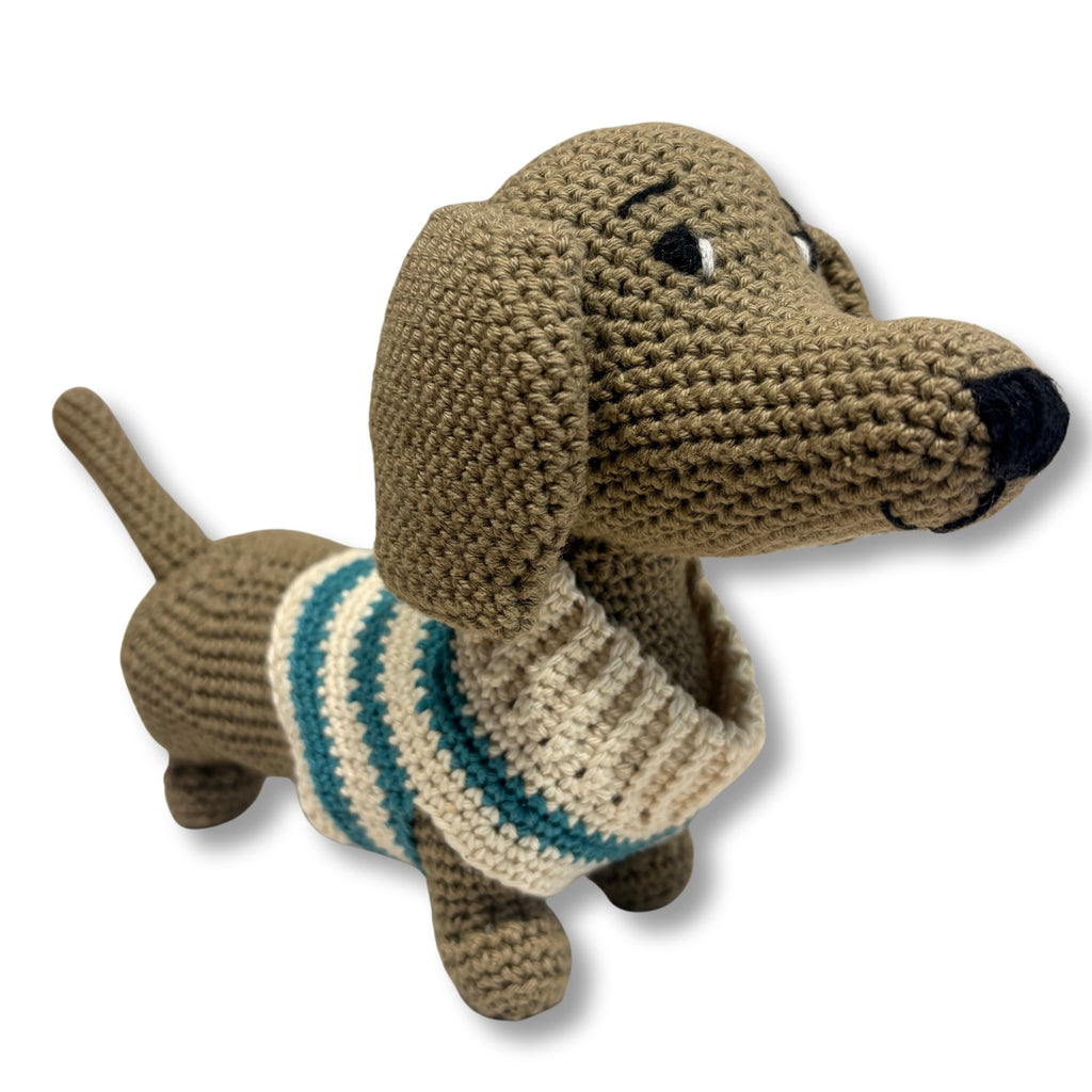 Dachshund Crocheted by Human