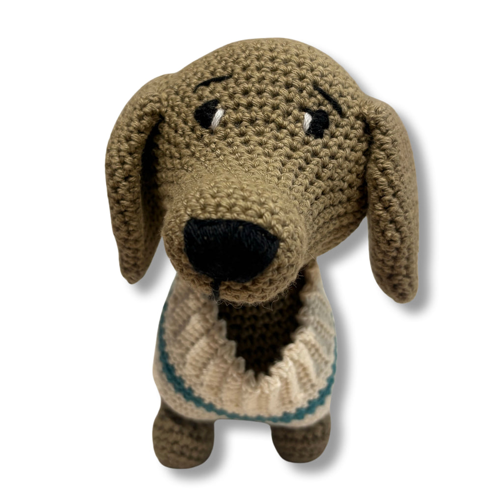 Dachshund Crocheted by Human