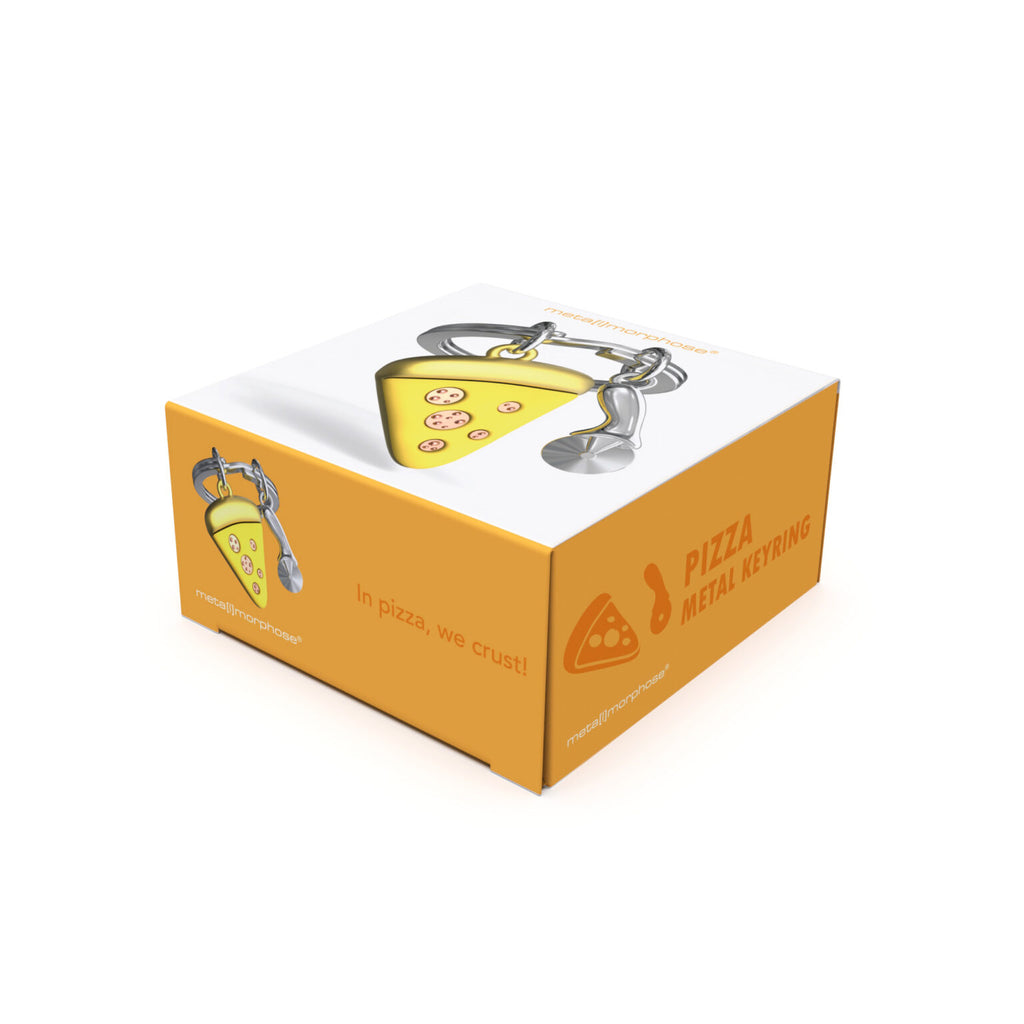 Pizza & Cutter Keyring