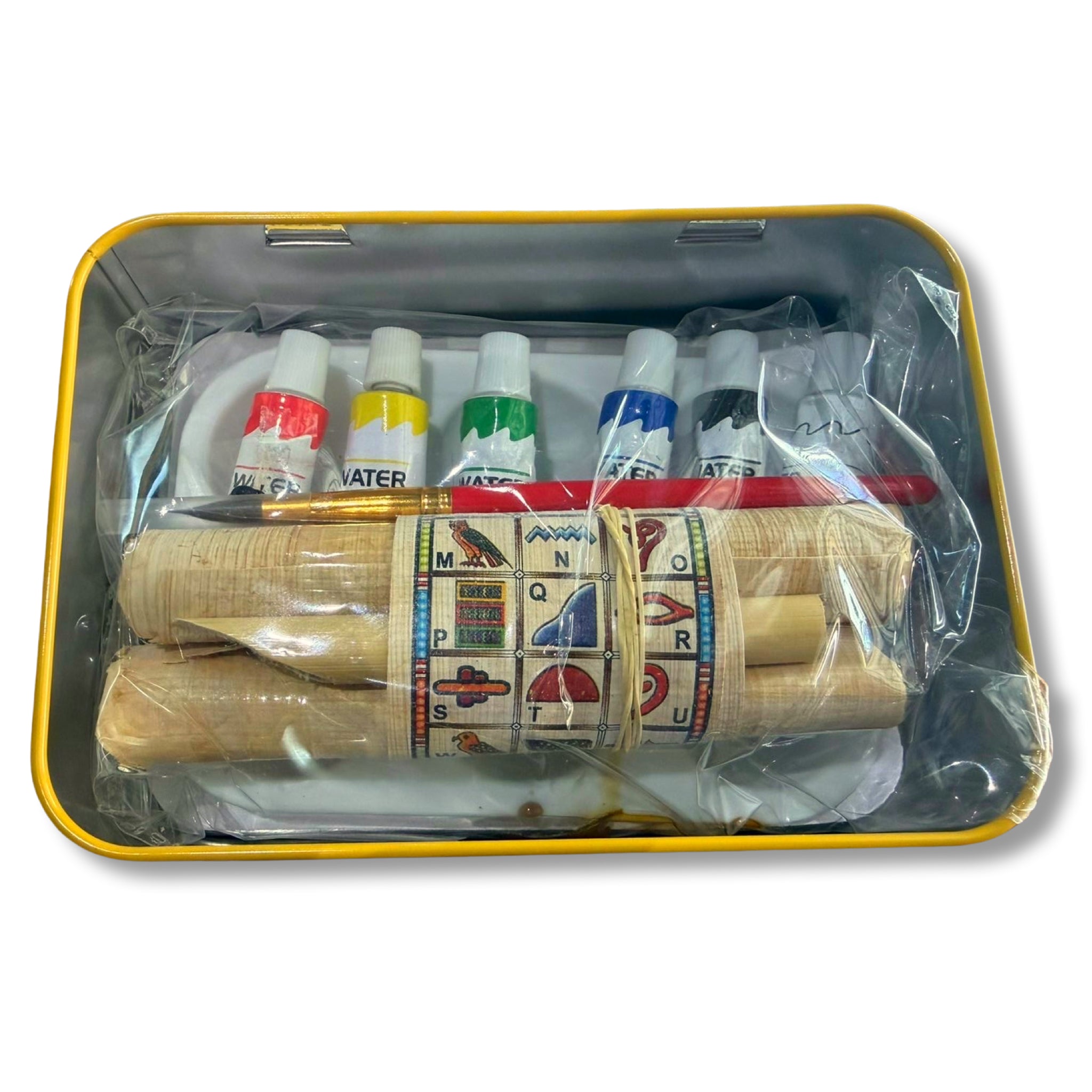 Egyptian Papyrus Art Kit In A Tin
