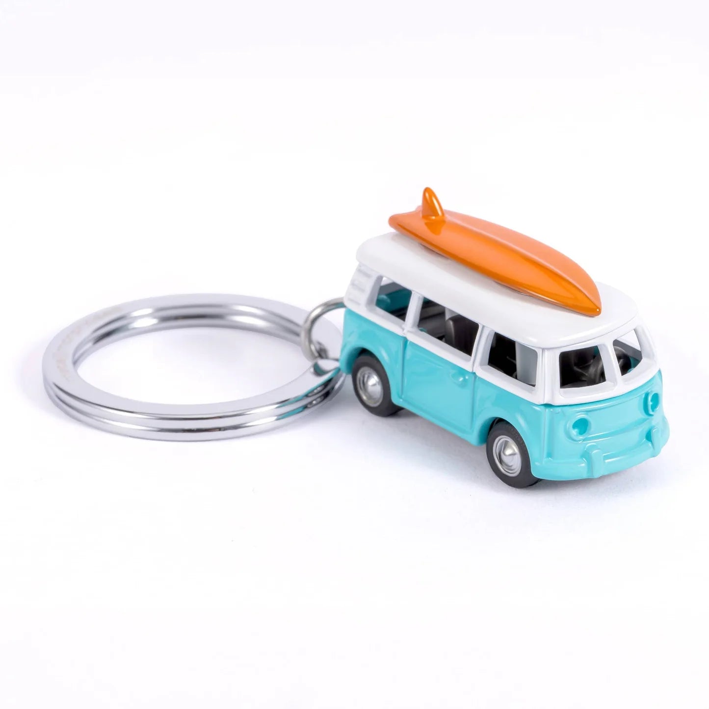 Vintage VW Van & Surfboard Keyring