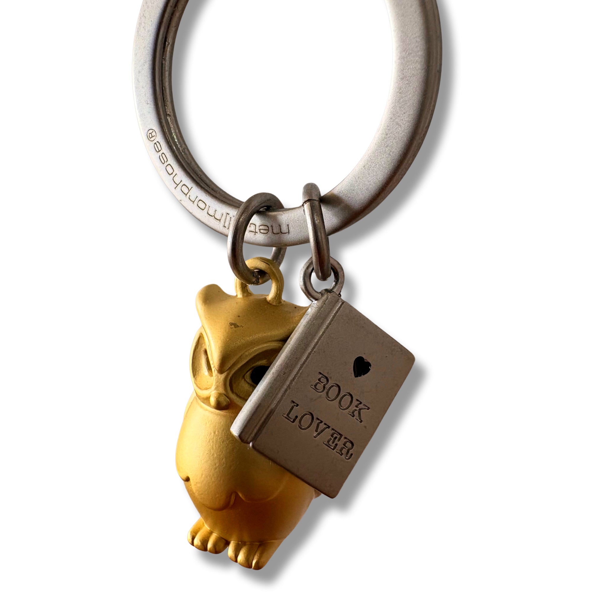 Book Lover Owl Keyring