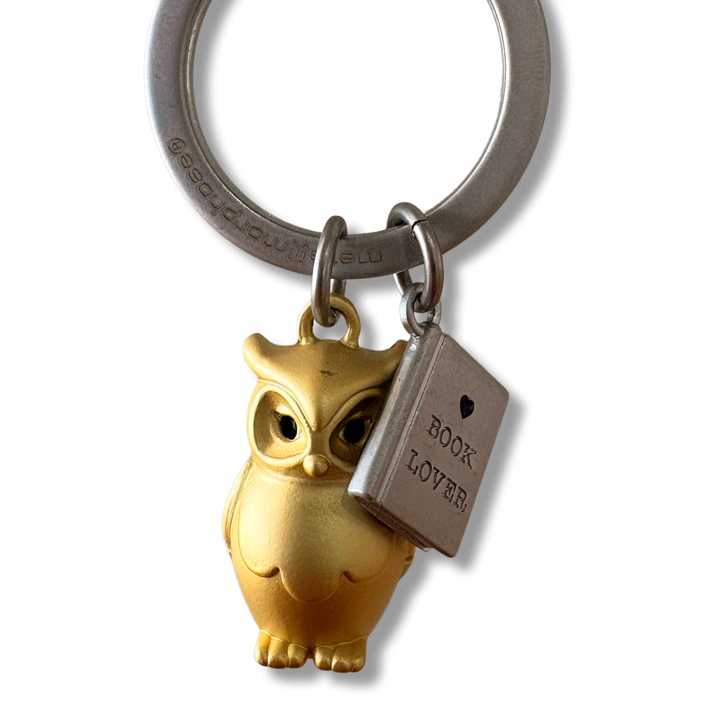 Book Lover Owl Keyring
