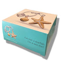 Starfish & Shell Keyring