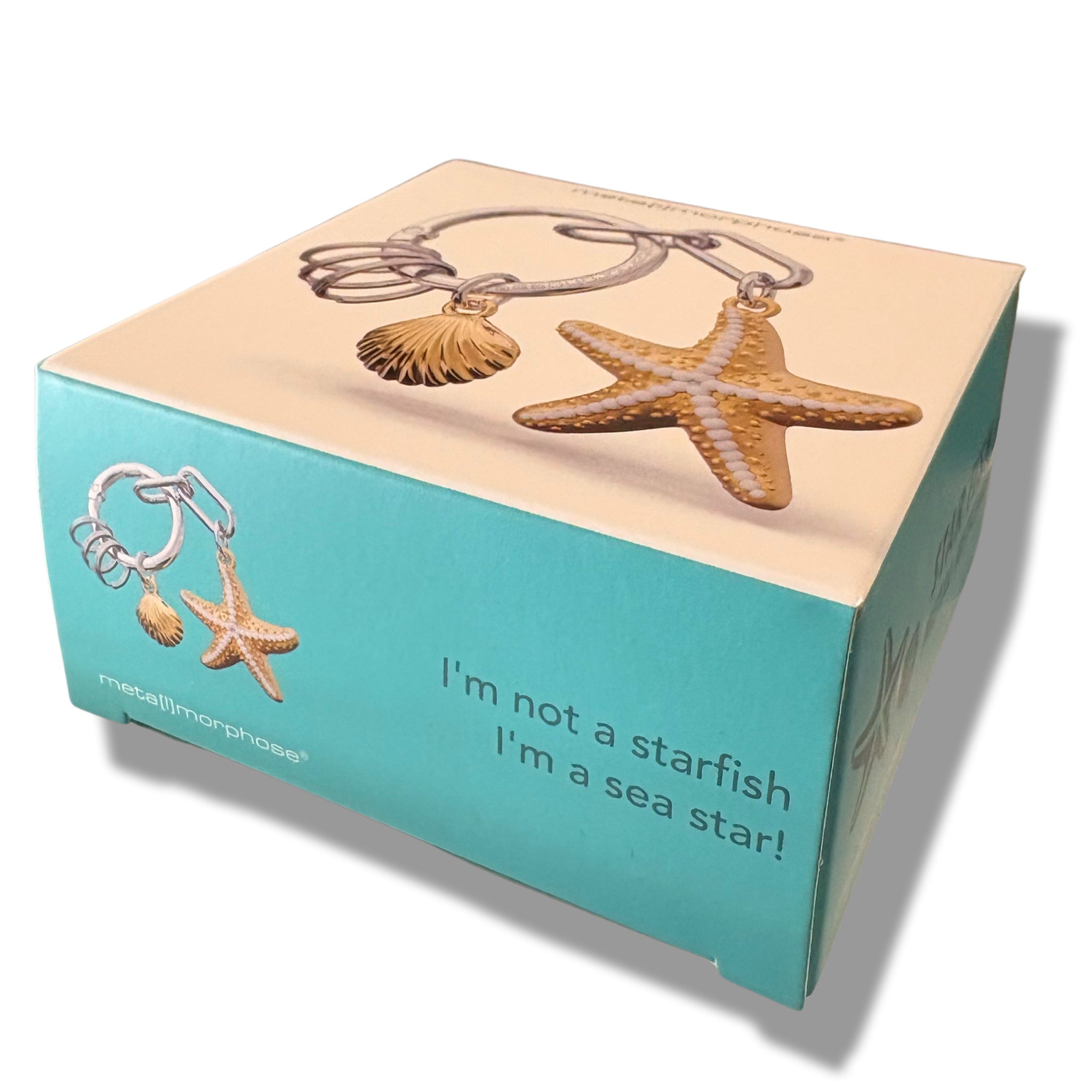 Starfish & Shell Keyring