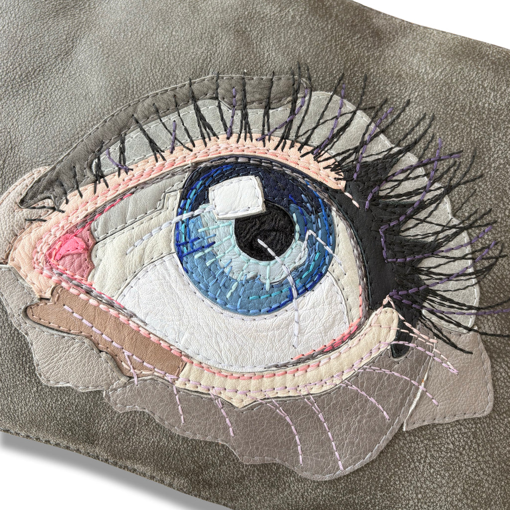 Eye Wide Open Genuine Leather Bag